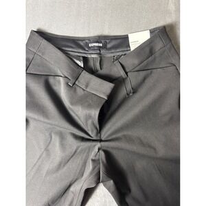 NWT Express Publicist Barely Boot Mid Rise Black Stretch Trousers Pants 12R NEW
